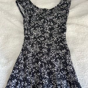 Black White Babydoll Dress (will wash clothes to get them fresh & wrinkles out)!